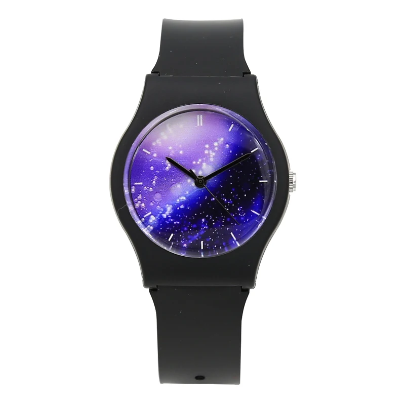 Новинка 2017 Модные прозрачные Детские Водонепроницаемые часы в стиле Харадзюку с