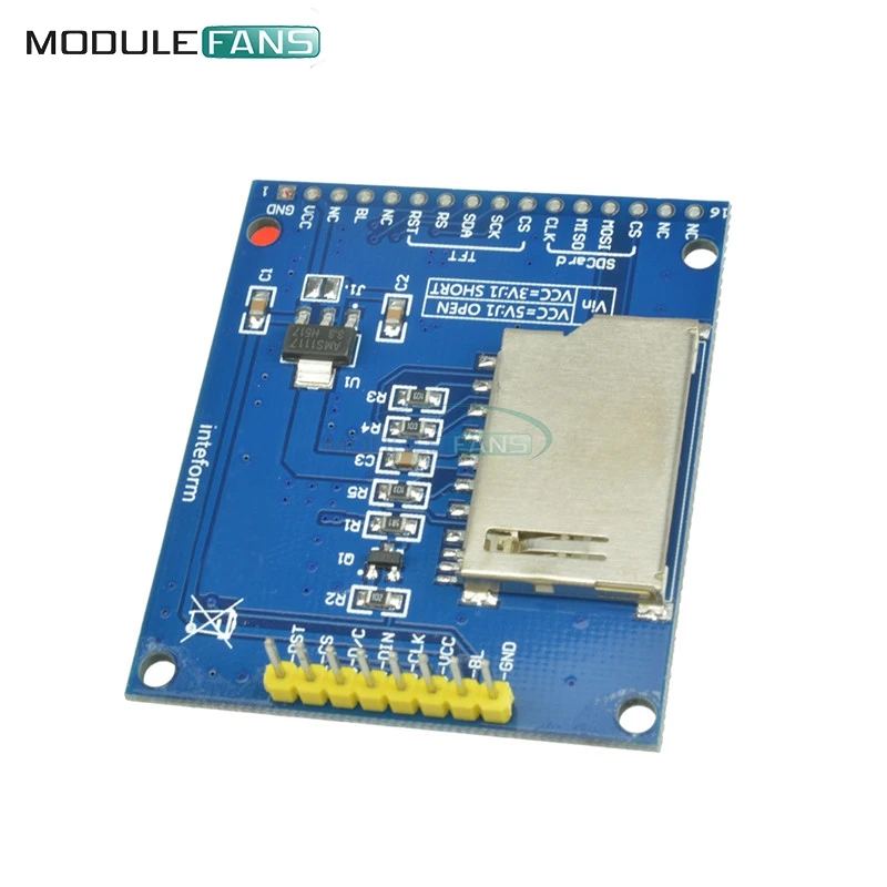 Мини 1,8 дюймовый серийный SPI TFT ЖК-модуль дисплей с адаптером PCB IC 128x160 точечная матрица 3,3 V 5V IO Inerface Cmmpatible 1602 5110