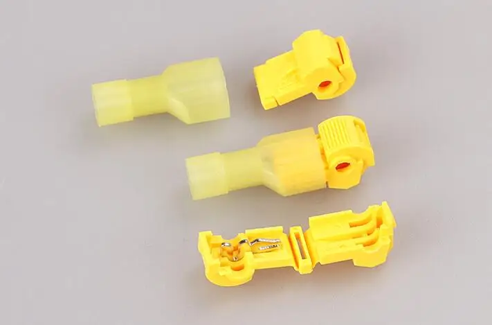 10 шт. желтые коннекторы для быстрого сращивания проводов|connector cable|connector softwareset nail |