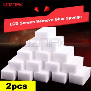 2 шт ЖК-экран ОСА сухой клей границы клей протирание губки удалить клей белая губка
