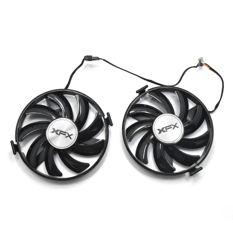 2 шт./лот 95 мм FDC10H12S9 C R9 370 380 кулер вентилятор DC12V 4Pin 0.35A для XFX графическая карта