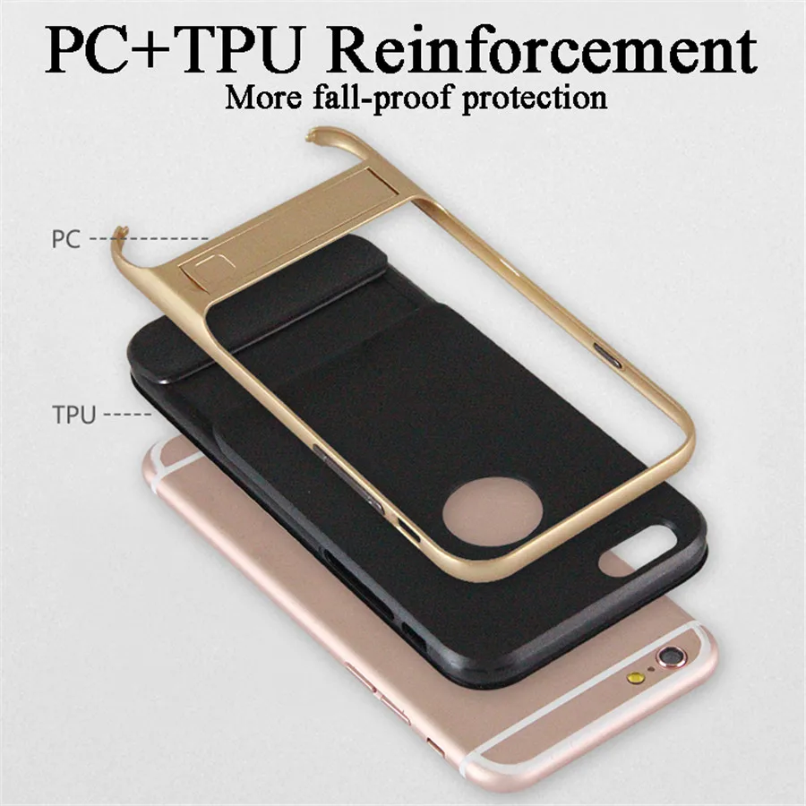 Чехол для iPhone 6s Plus 7 чехол Apple 8 подставка Ip 6 7plus Plus8 бампер ТОНКАЯ БРОНЯ I7 чехлы I Phone