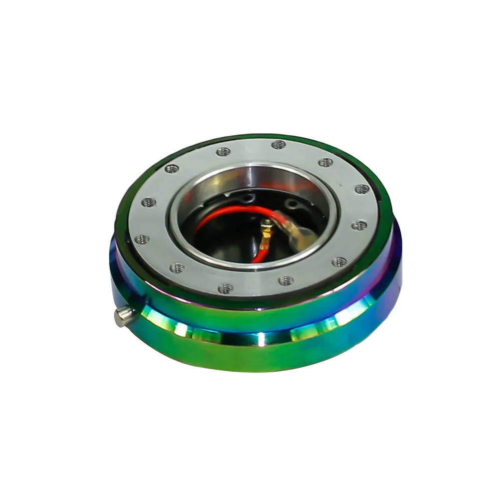 CNSPEED Автомобильный руль quick release Hub тонкая версия 6 отверстие адаптер выхватить Босс Комплект Фиолетовый Синий Золотой Черный YC100951