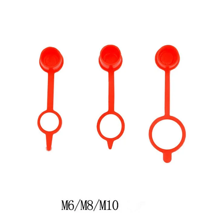 

1000PCS Grease Fitting Caps RED Polyethylene Plastic Dust Caps for M6 M8 M10 Metric Thread Grease Zerk Nipple Fitting