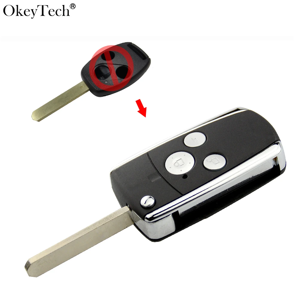 Okeytech 3 кнопочный модифицированный пульт дистанционного управления складной