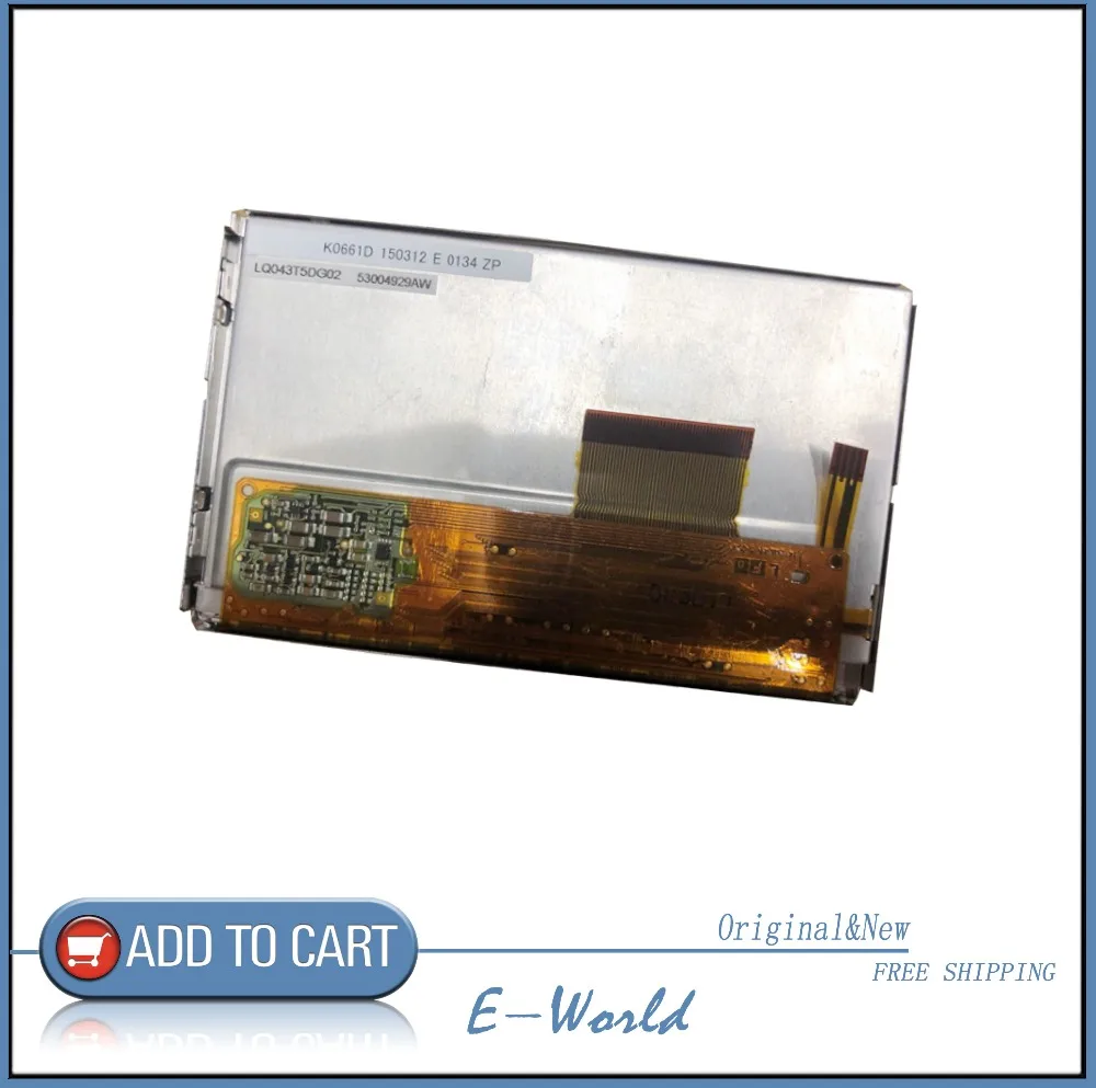

Оригинальный ЖК-экран 4,3 дюйма LQ043T5DG02, бесплатная доставка