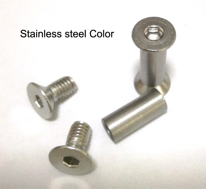 Ручка ножа из нержавеющей стали с плоской головкой 19 0 мм x 5 шестигранные черные