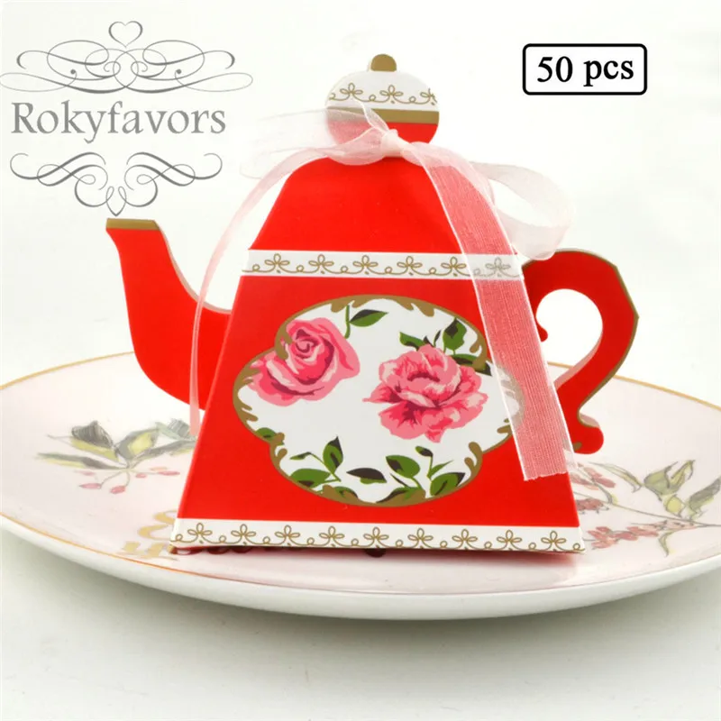 50 шт. подставка для конфет с лентами