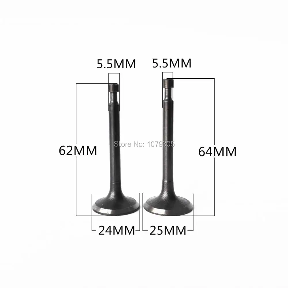 Впускной Выпускной Vavles пружинный фиксатор Набор для Honda GX160 GX200 5.5HP 6.5HP GX 160 200 бензиновый двигатель запасные части