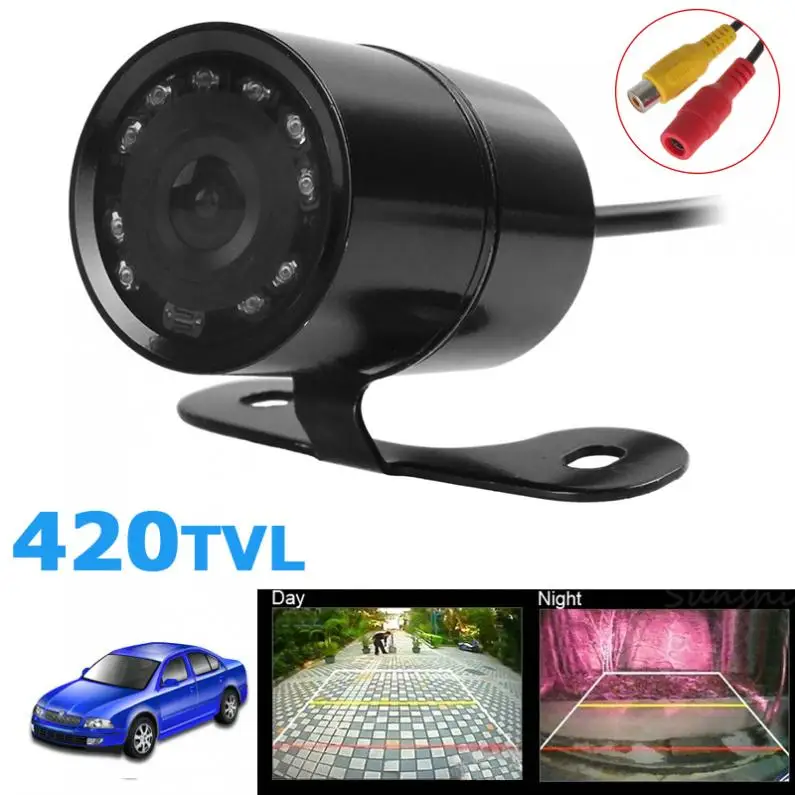 

Universal PC1030 420TVL Night Vision Cars Front View Camera 120 Degree Wide Angle Waterproof Auto Reversing Parking