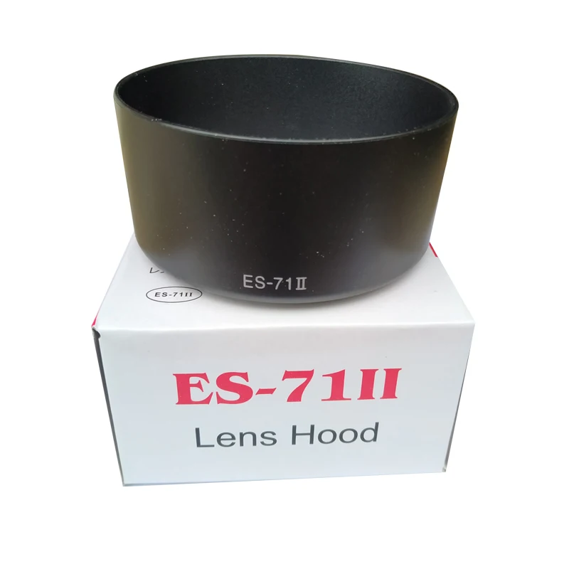 Cubierta de lente de es-71II con caja, 58mm, para canon 550d, 650d,...