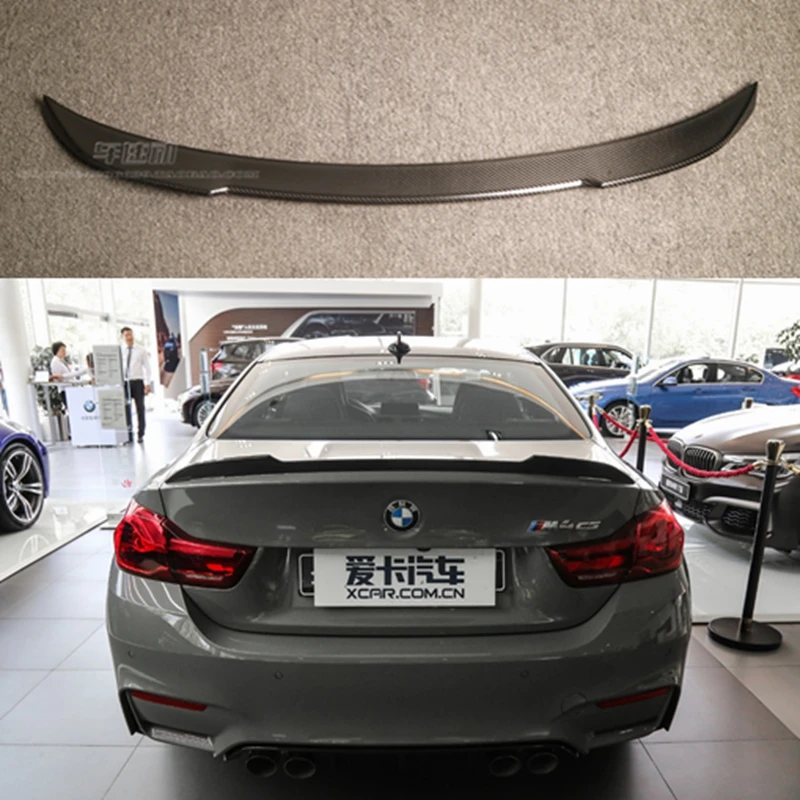 Задний спойлер для грузовика из углеродного волокна в стиле CS BMW M4 Coupe F82 F32