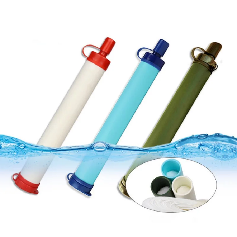 

Outdoor Portable Purifier Water Filter Camping Hiking Emergency Life Survival Water Purifier