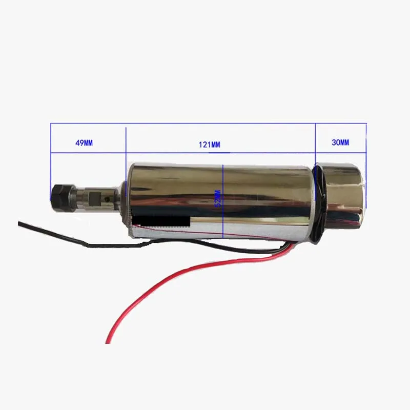 500w 200 Вт/300 Вт/400 Вт/500 Вт Шпиндельный двигатель шпинделя гравировального станка с воздушным охлаждением ЧПУ шпиндель постоянного тока с ЧПУ гравировальный станок ER11 3,175 мм - Цвет: 500w