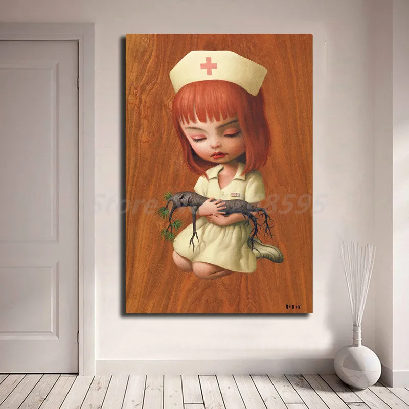 Постеры на холсте Mark Ryden Tree Show Nurse Sue HD с принтами настенная живопись декоративная