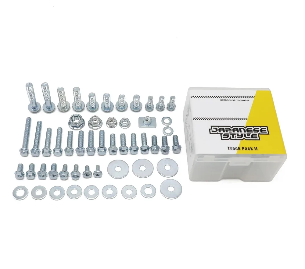 

Motorcycle Complete Fairing Bolt Kit Screw Fastener Universal Fits for Off-road Japanese Bike Motorcycle Accessories Motor Parts
