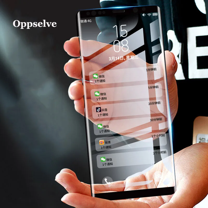 Защита экрана для Samsung Galaxy S9 S8 Plus Note 8 9 + 3D изогнутое полное защитное стекло пленка