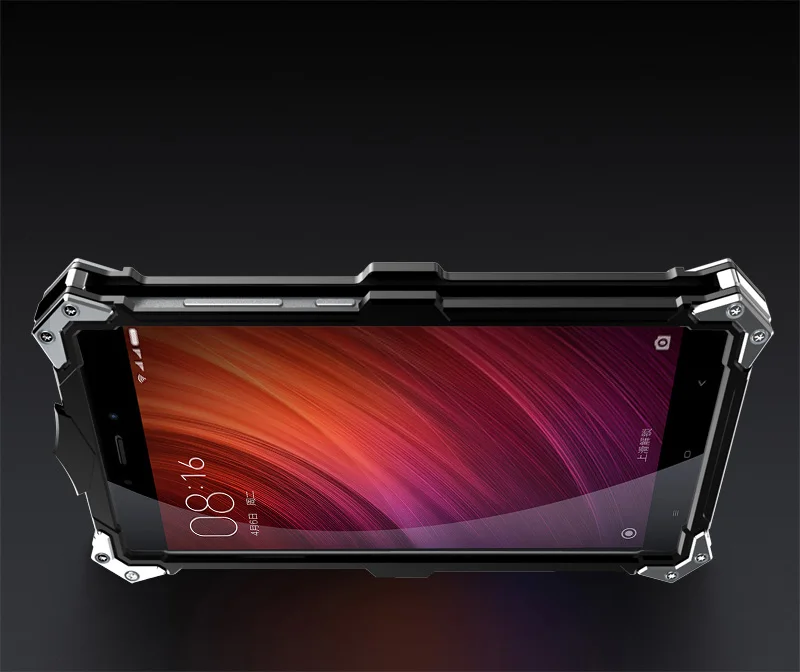 Zimon роскошный Doom Thor Xiaomi redmi note 4 x Чехол тяжелый Броня металлический алюминиевый