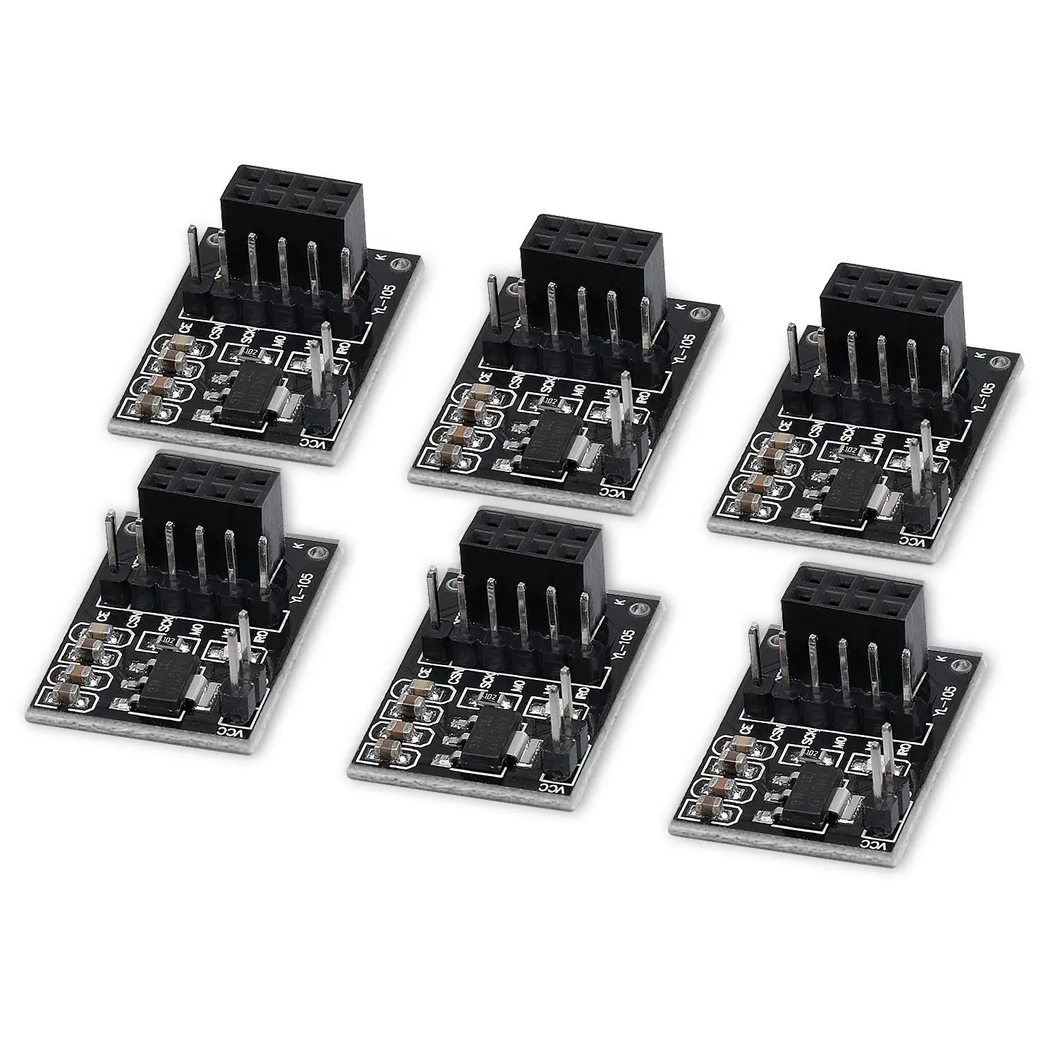 6 шт. NRF24L01 + proakout адаптер для беспроводной модуль с бортовым регулятором 3 В |