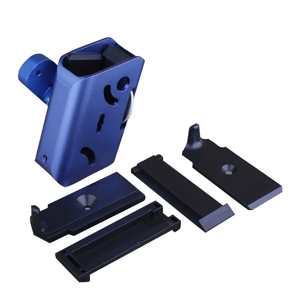 IPSC Aluminium Magazine Pouch CNC-B Holster Airsoft 360 Degrees Rotate For Glock Blue BD6280B | Спорт и развлечения