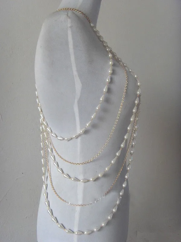 Chran модное женское Сексуальное Серебряное золотистое тонкое пляжное ожерелье с