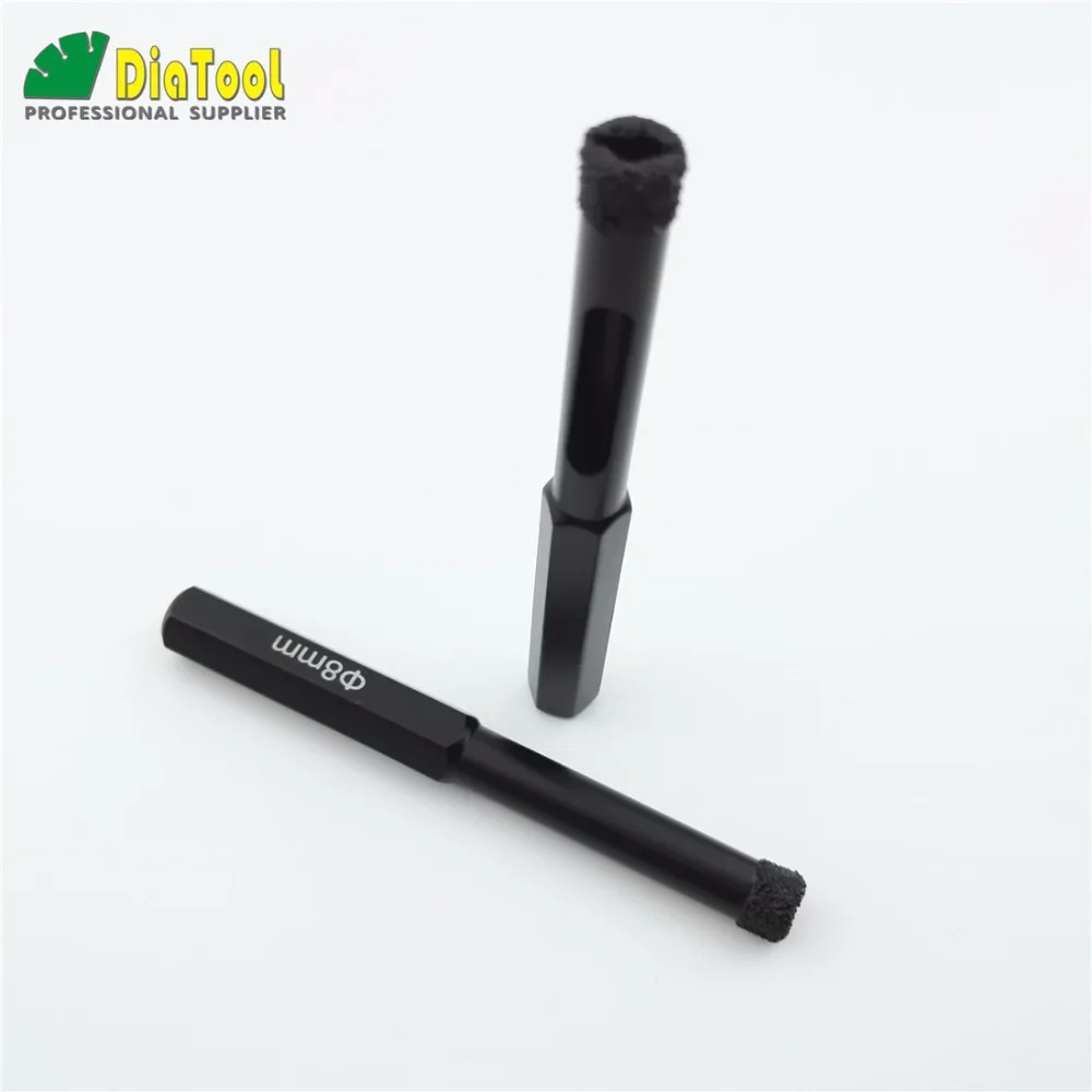 Коронка диаметром 8 мм с шестигранным хвостовиком 2 шт.|diamond drill bit|drill bitdrill bit saw |