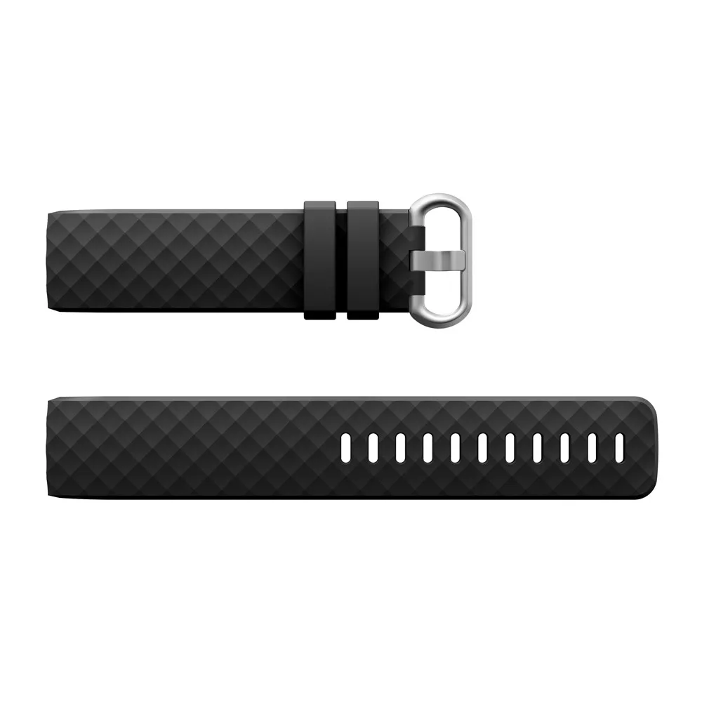 Спортивные силиконовые ремешки для часов Fitbit Charge 3 мужские и женские