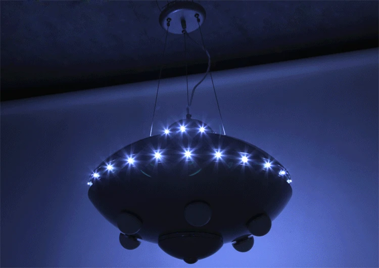 UFO авиационная люстра детская комната лампы для спальни цветной пульт