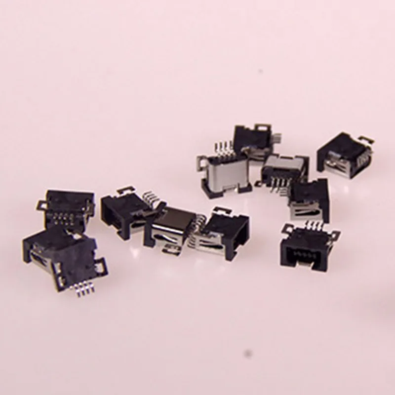 Мини usb 4 контактный разъем SMT 10 шт./лот адаптер для крепления на печатную плату|4 pin