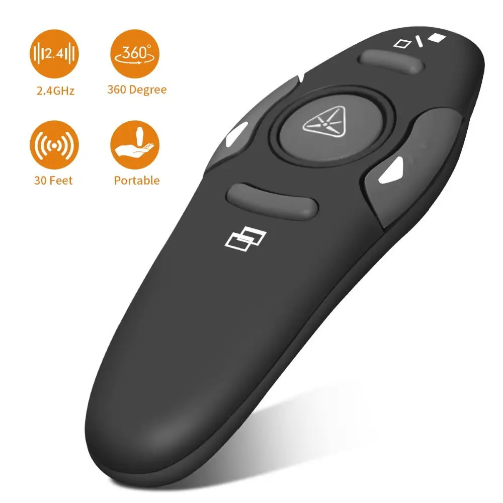 Беспроводной Presenter RF 2 4 ГГц беспроводной Дистанционное представление USB