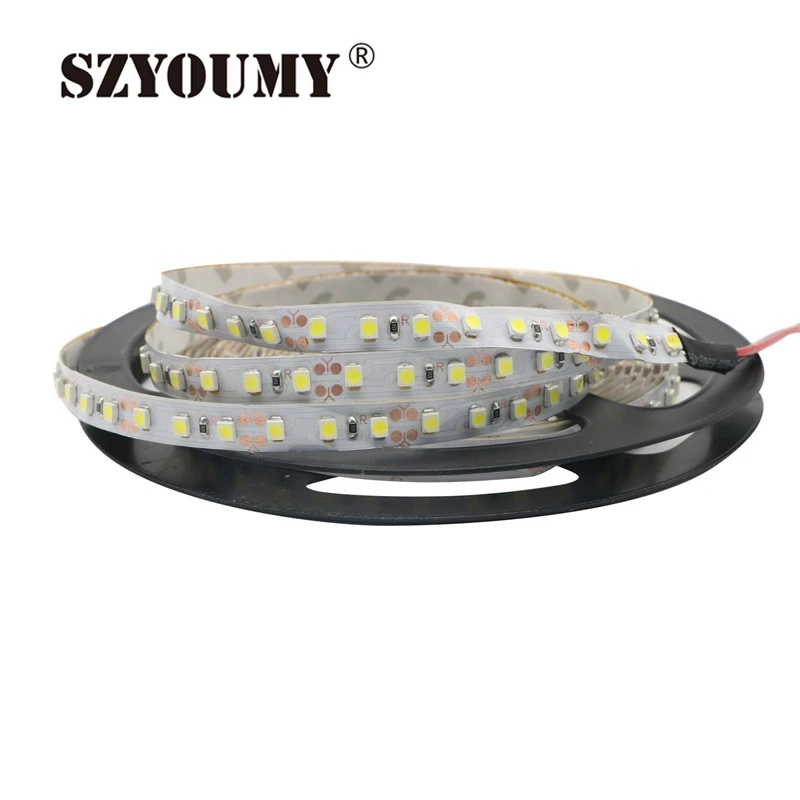 Гибкая светодиодная ленсветильник SZYOUMY SMD 2835 120Led/m 5M 600 12 В постоянного тока