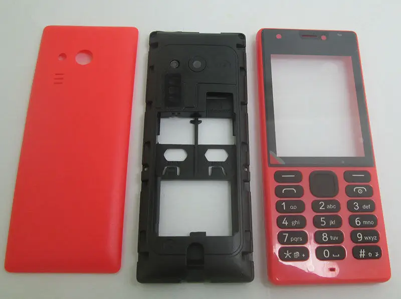 Корпус Крышка батарейного отсека чехол клавиатура для Nokia Asha 216 216DS RM 1187 сменный