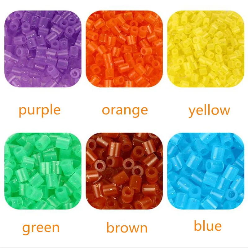 Новые искусственные бусины 3D пазл Обучающие игрушки 500 12 видов цветов 5 мм Hama для