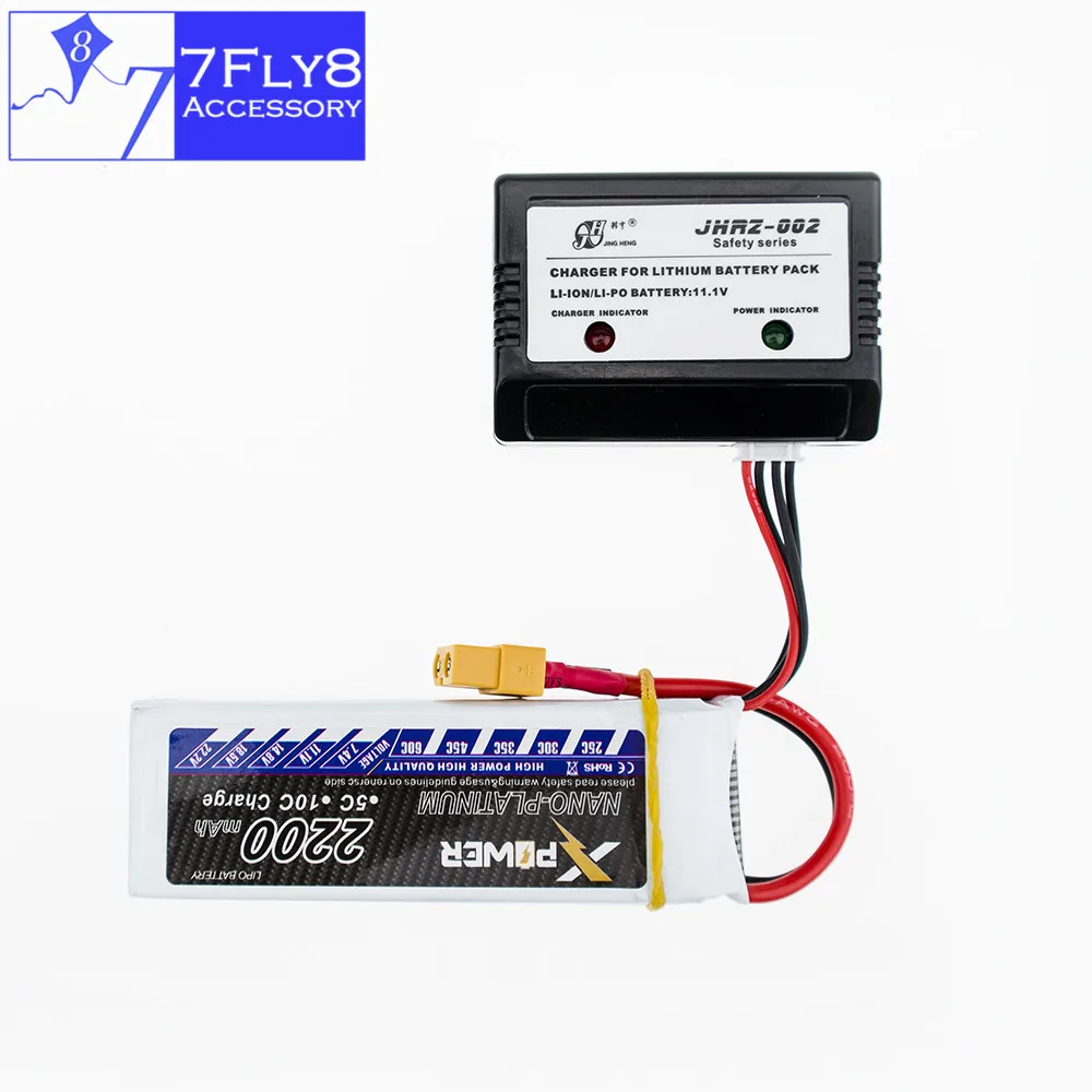 Lipo 11 1 V 3S 2200mAh литиевая батарея 30C Max 35C XT60/T вилка 3 шт с зарядным устройством Xpower для