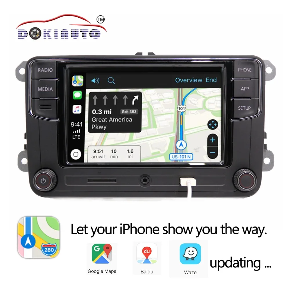 Радиоприемник Noname Carplay RCD330 RCD330G Plus 6 5 MIB для VW Golf Jetta CC Tiguan Passat Polo Touran 5406 5314 |