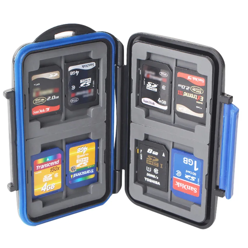 TOFOCO водонепроницаемый тонкий чехол для SD-карты с 12 слотами | Компьютеры и офис