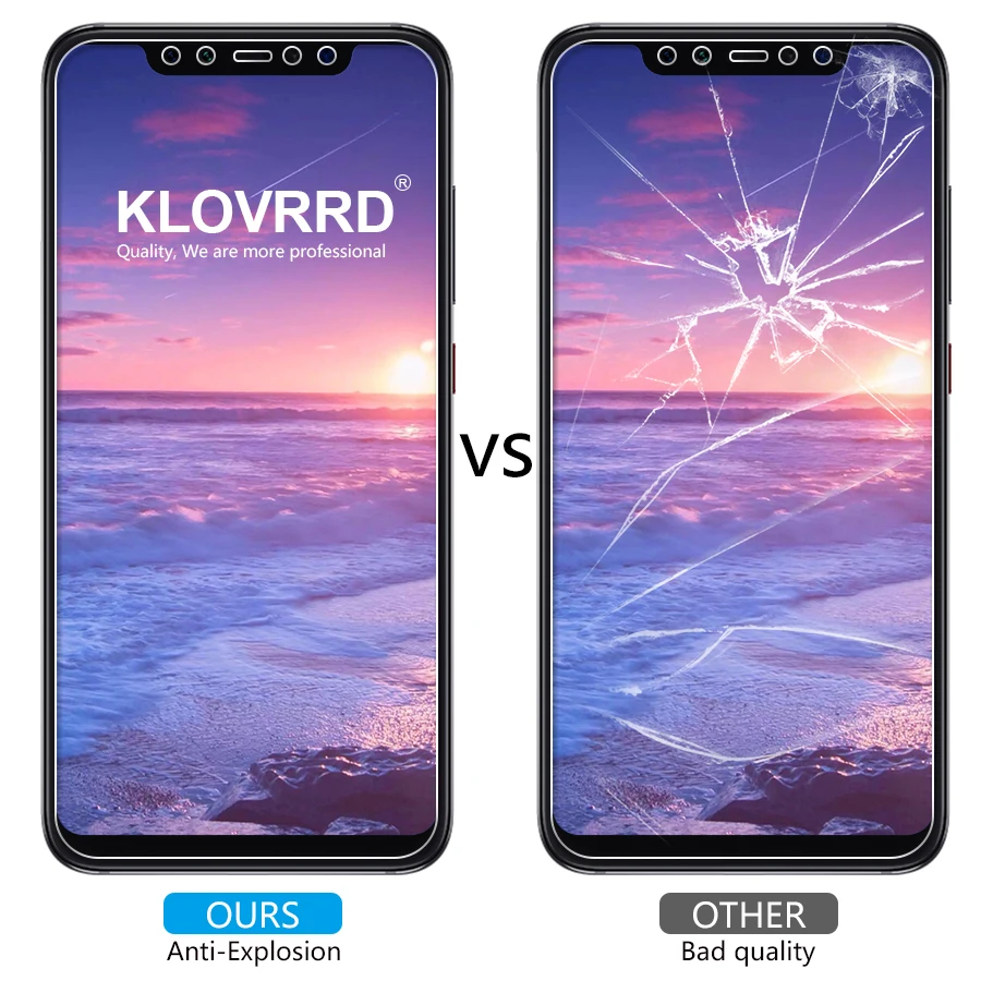 KLOVRRD закаленное стекло для xiaomi mi 8 se pro lite Защита экрана защитная пленка анти