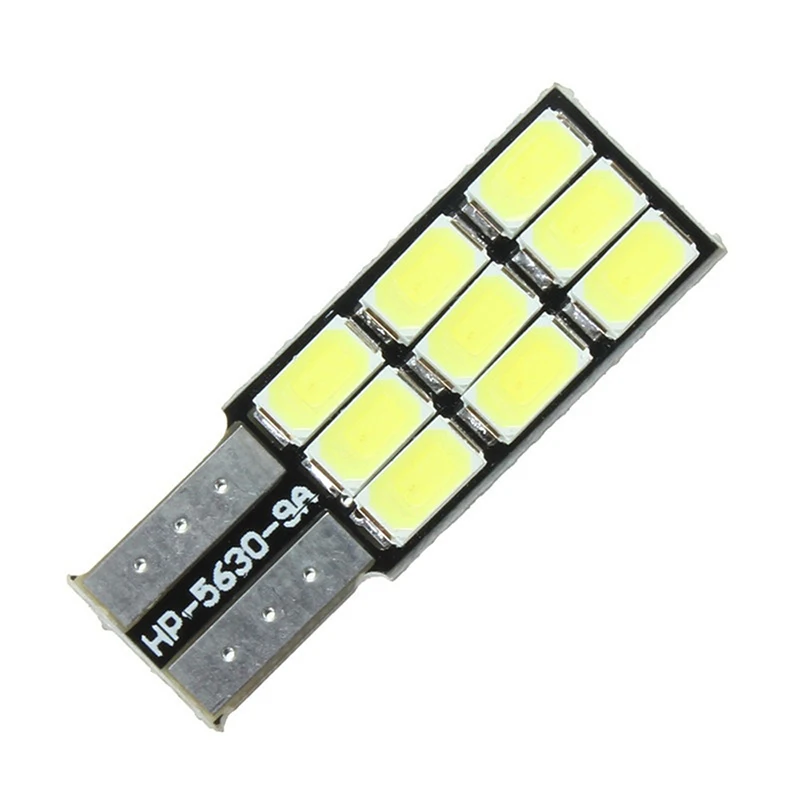 QCDIN 2 шт. сигнальная лампа T10 9 SMD 5630 светильник CANBUS безошибочный автомобильный
