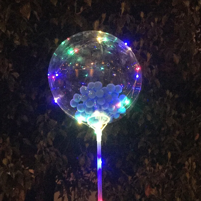 Bobo шар светящиеся шары Globos Сердце Конфетти декор для венчания расходные