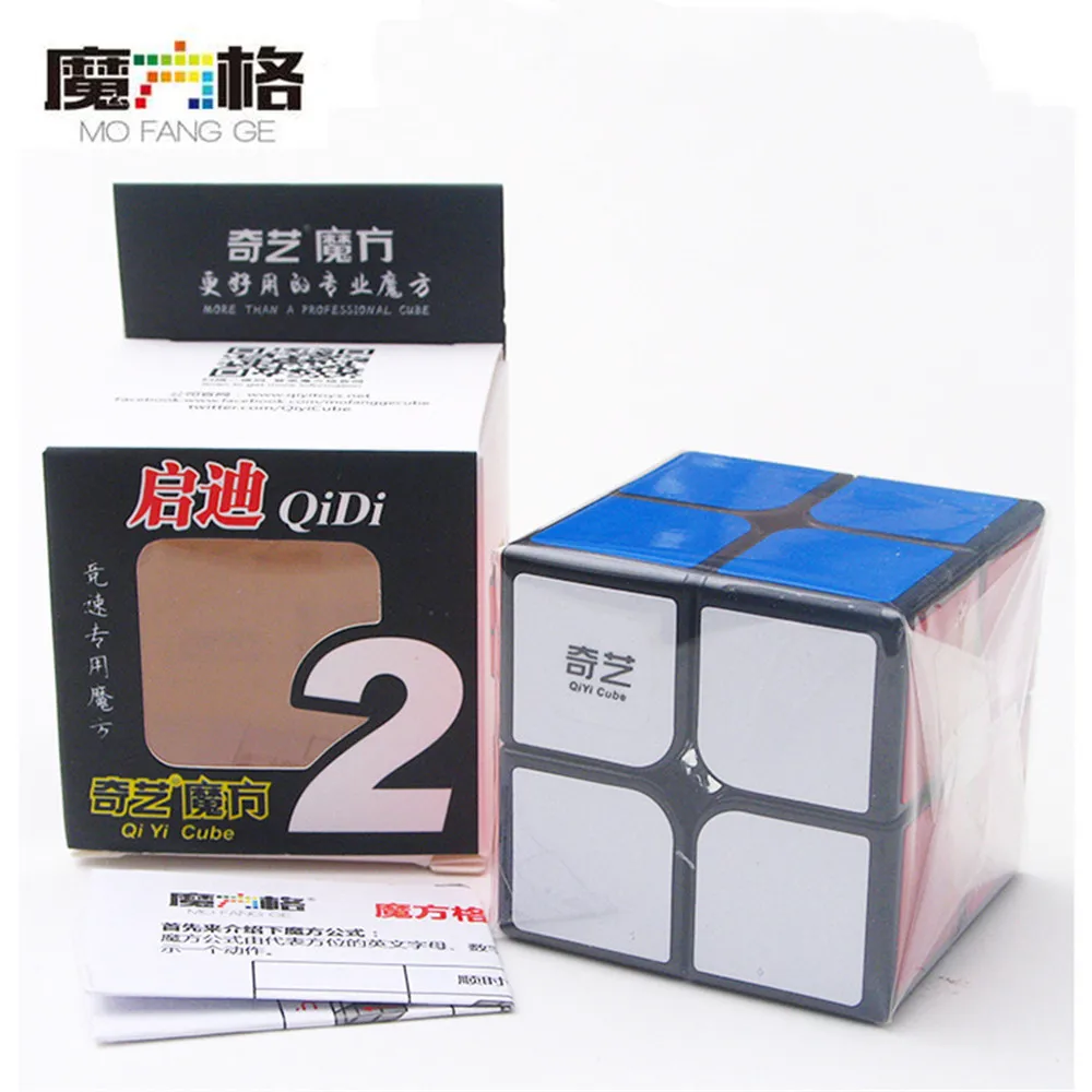 QiYi QiDi 2x2x2 скоростной Магический Куб Профессиональная головоломка 2x2 быстрая