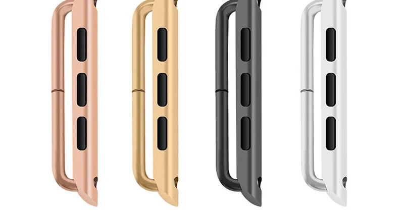 Для Apple ремешок-адаптер для наручных часов 4 5 44 мм 40 мм iwatch 3 2 42 мм 38 мм застежка из нержавеющей стали адаптер Разъем Аксессуары для часов
