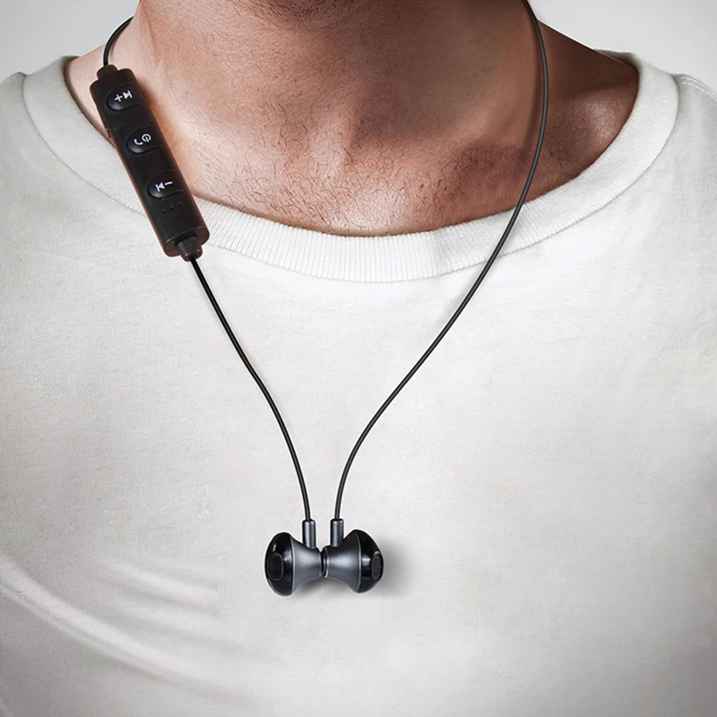 LemonMan наушники вкладыши беспроводные Bluetooth магнитные стереонаушники SM820