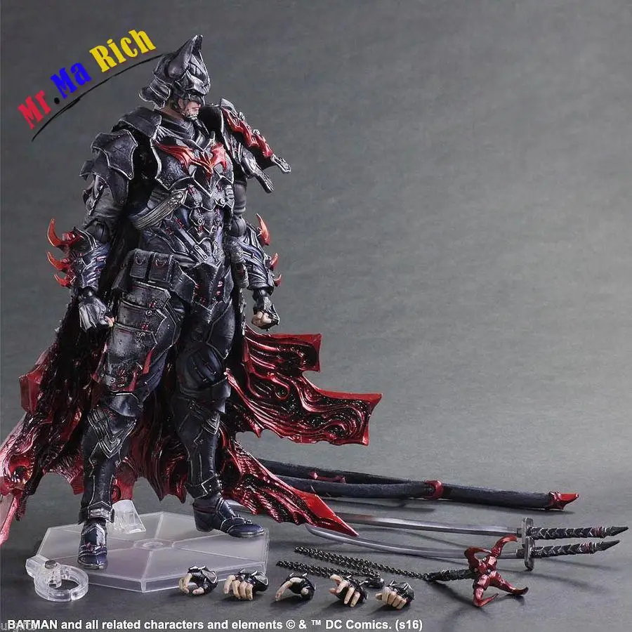 Игровой искусство Kai Batman Samurai Катана Темный рыцарь переменная фигура статуя 3D