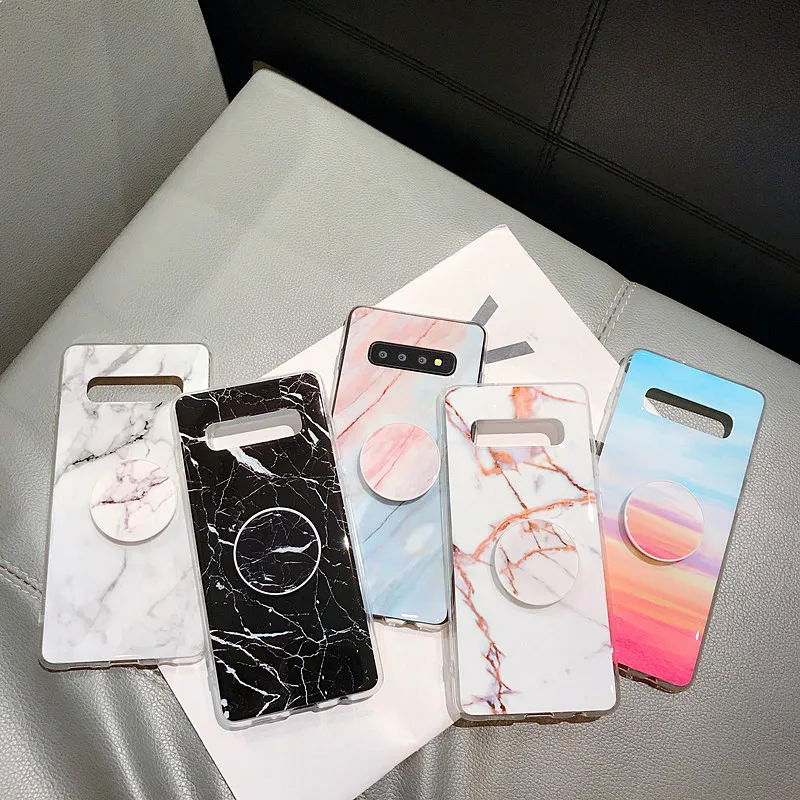 Мраморный силиконовый мягкий чехол для телефона Samsung Galaxy S7 s8 s9 s10 s20 FE A10 A20 A30 A50 A6 A750