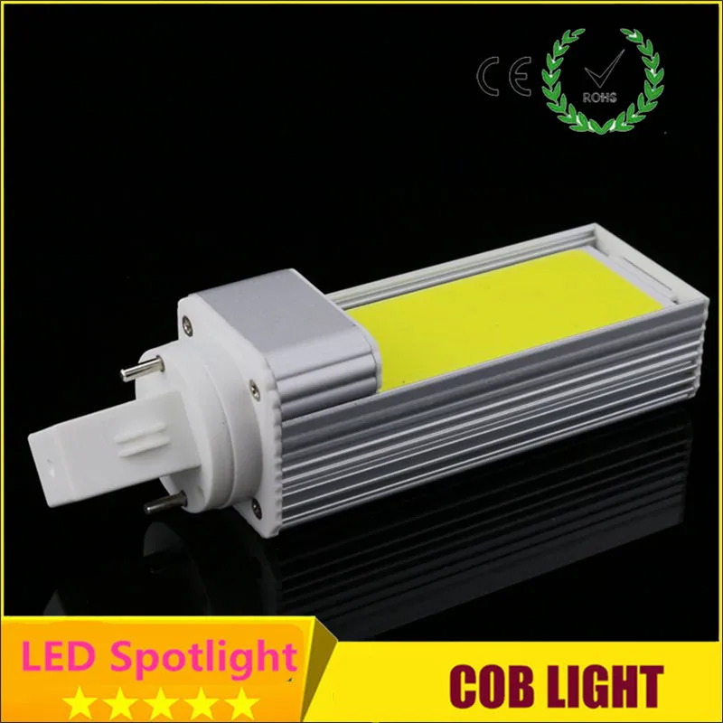 Новейшая светодиодная лампа E27 G24 G23 9 Вт 12 15 COB LED Corn PL светильник белый/теплый белый