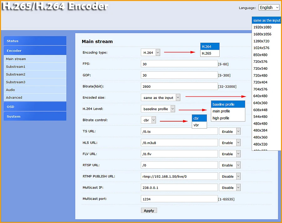 4 канала H.265 H.264 SD HD 3g SDI к IP потоку RTSP RTMP RTMPS кодер H.264 видео IPTV SDI прямой потоковый RTMP кодер сервер