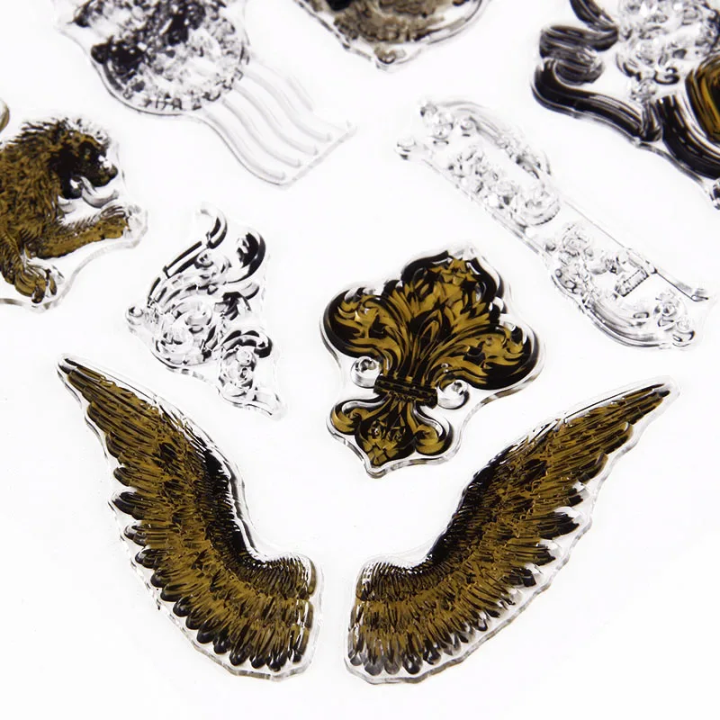 15x18 см прозрачный штамп Famliy Gril Lion Eagle часы воздушный шар для DIY скрапбукинга карты