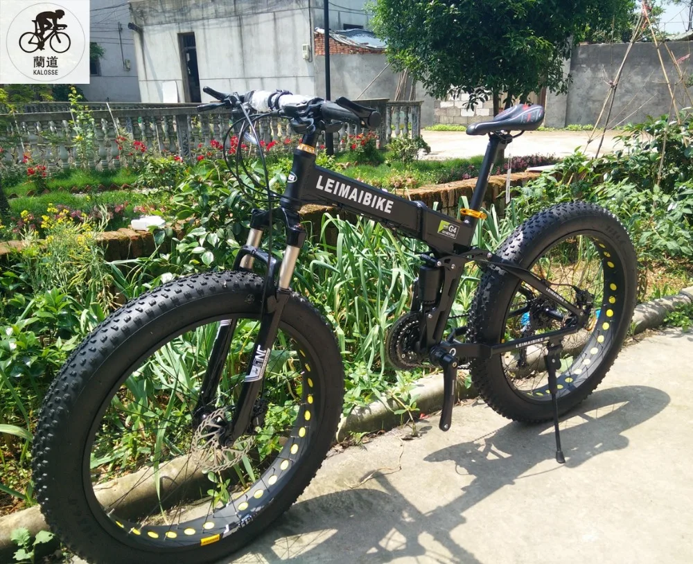 Kalosse new cycling bicicleta mountain bike bicycle 21/24/27/30 speed 26*4.0 tires snow/beach | Спорт и развлечения