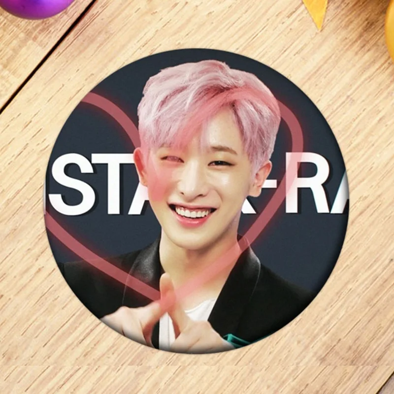 Корейский MONSTA X альбом 1st Shinee Forever 58 мм круглый значок булавки и броши для одежды шляпа рюкзак