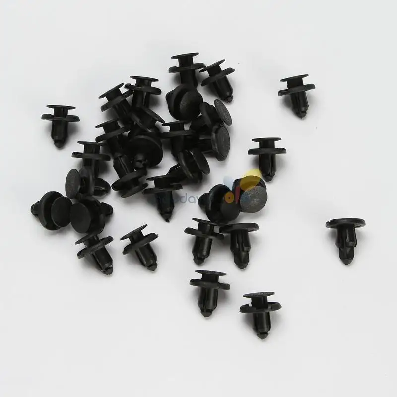 free shipping 20x Nylon Plastic Staple Bumper Fender Splash Guard Retainer Clips Fastener For Nissan Maxima 1994-On 01553-09611 |